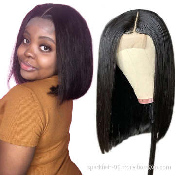 Wholesale Glueless Peruvian Bob Wigs Lace Front Pixie Cut Short Hd Full Lace Bob Wigs Curly Lace Frontal Virgin Human Hair Wig